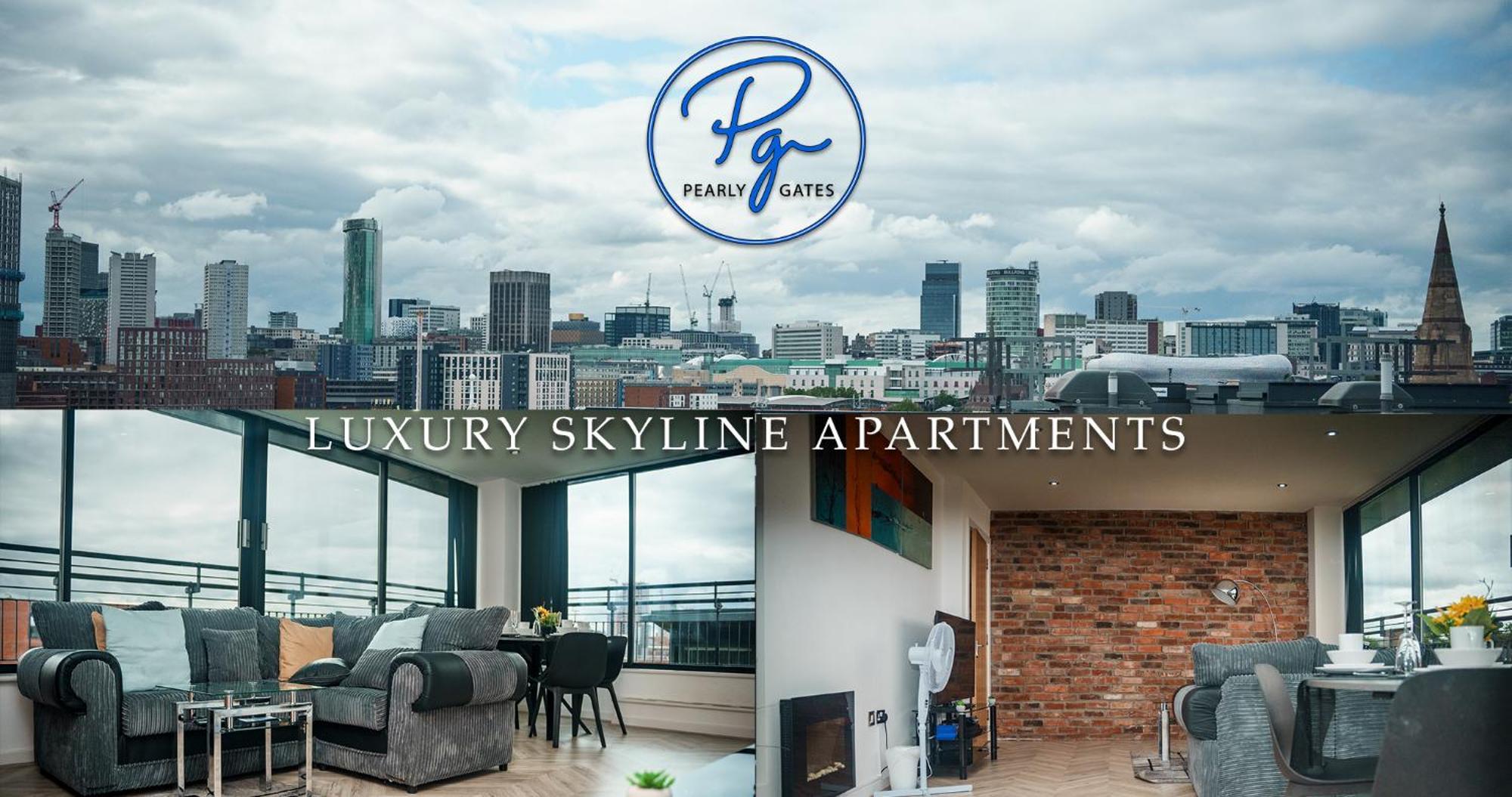ברמינגהאם Penthouse - Amazing City Skyline Views - Free Parking - Balcony - Utilita Arena - New St Station - Bullring Shopping מראה חיצוני תמונה